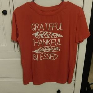 NWOT Grateful Thankful Blessed tshirt size MEDIUM